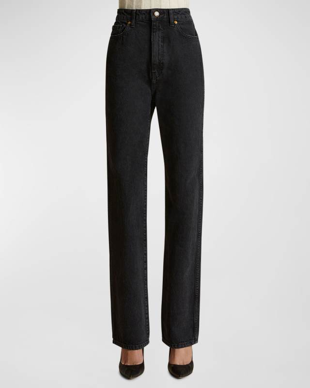 Danielle High-Rise Straight-Leg Jeans